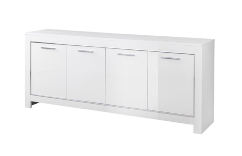 Modena 4 Door Sideboard - White