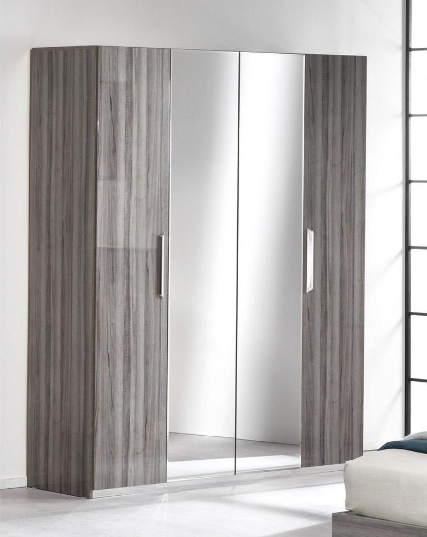 Beverly Italian High Gloss Wardrobe 4 Doors